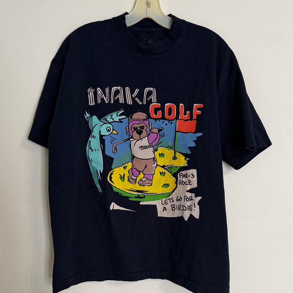 Inaka Power Navy Graphic Tee